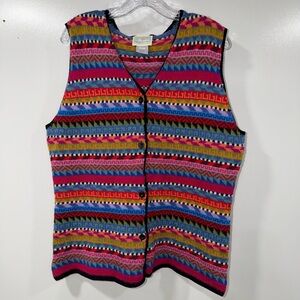 Vintage Susan Bristol Wool Blend Sweater Vest